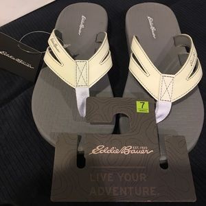 NWT Eddie Bauer Flip Flops Size 7